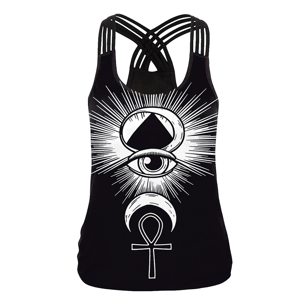 Camiseta de mujer cruzada en la espalda - Imagen 3