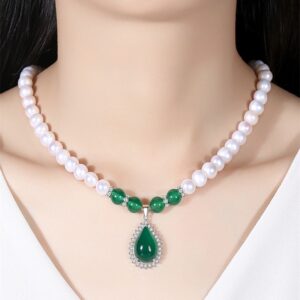 925 Silver Shell Pearl Necklace