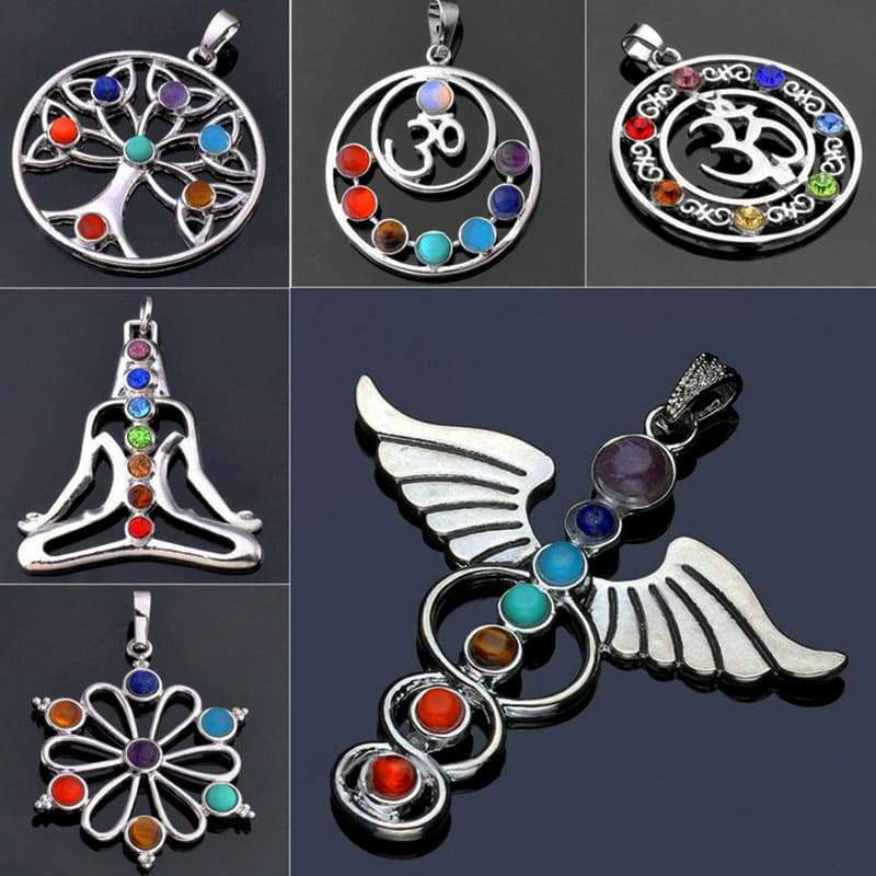 Pendentif Reiki 7 Chakras