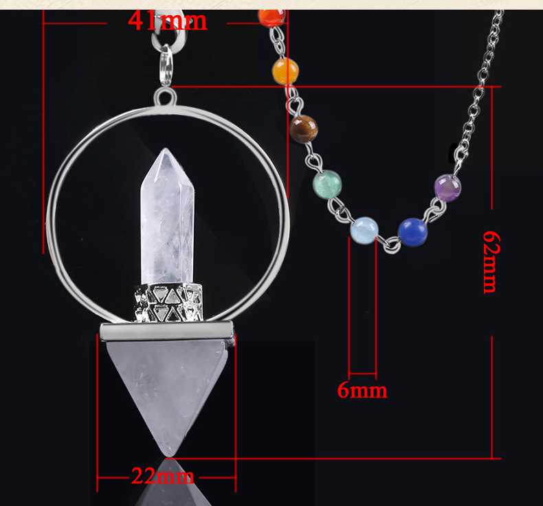 Péndulo pirámide "7 Chakras" - Imagen 3