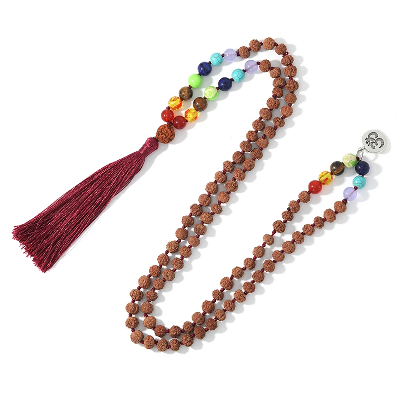 Collar Mala de 108 cuentas de los 7 chakras - Imagen 7