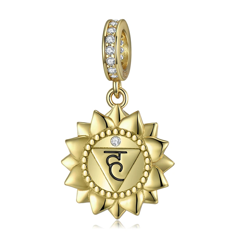 Piezas de los 7 Chakras de plata de pulsera - Imagen 9