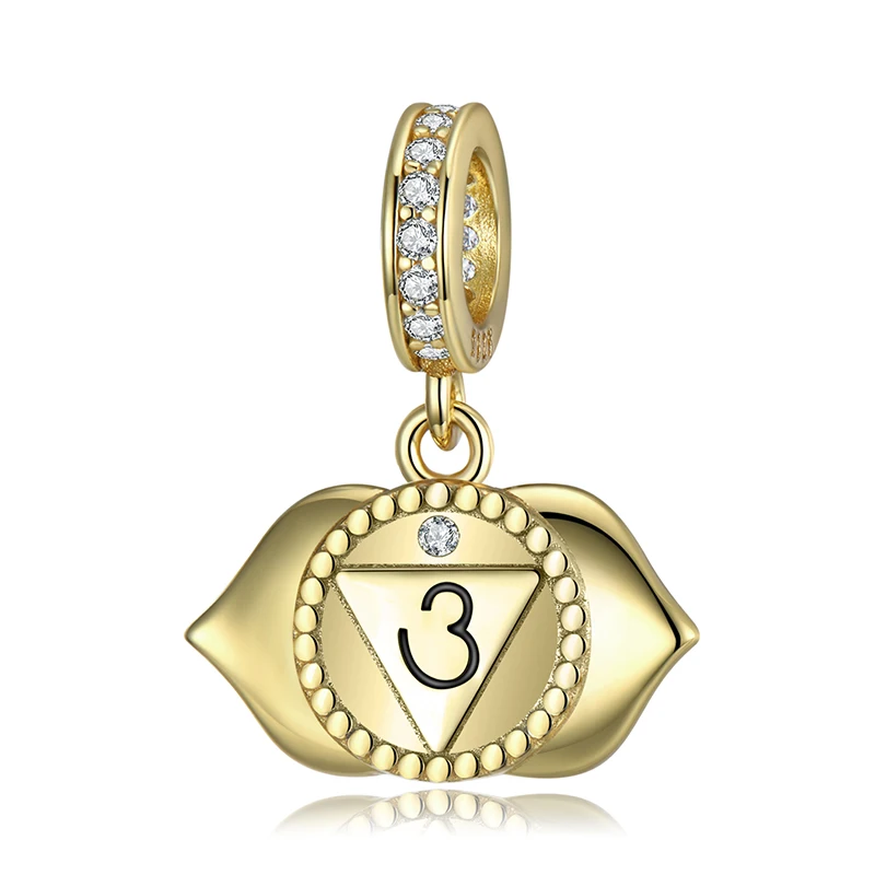 Piezas de los 7 Chakras de plata de pulsera - Imagen 10