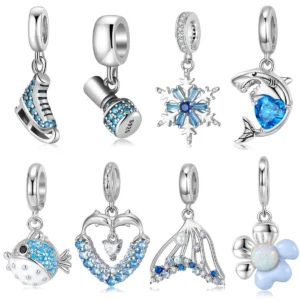 Piezas de plata de formas para pulsera de plata