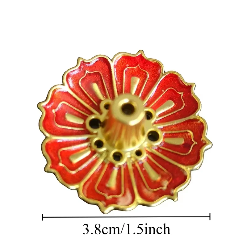 Metal Zen Lotus Buddha Incense Burner Incense Diffuser Incense Stick Holder Censer Buddhist Aromatherapy Use In Office Teahouse - Imagen 13