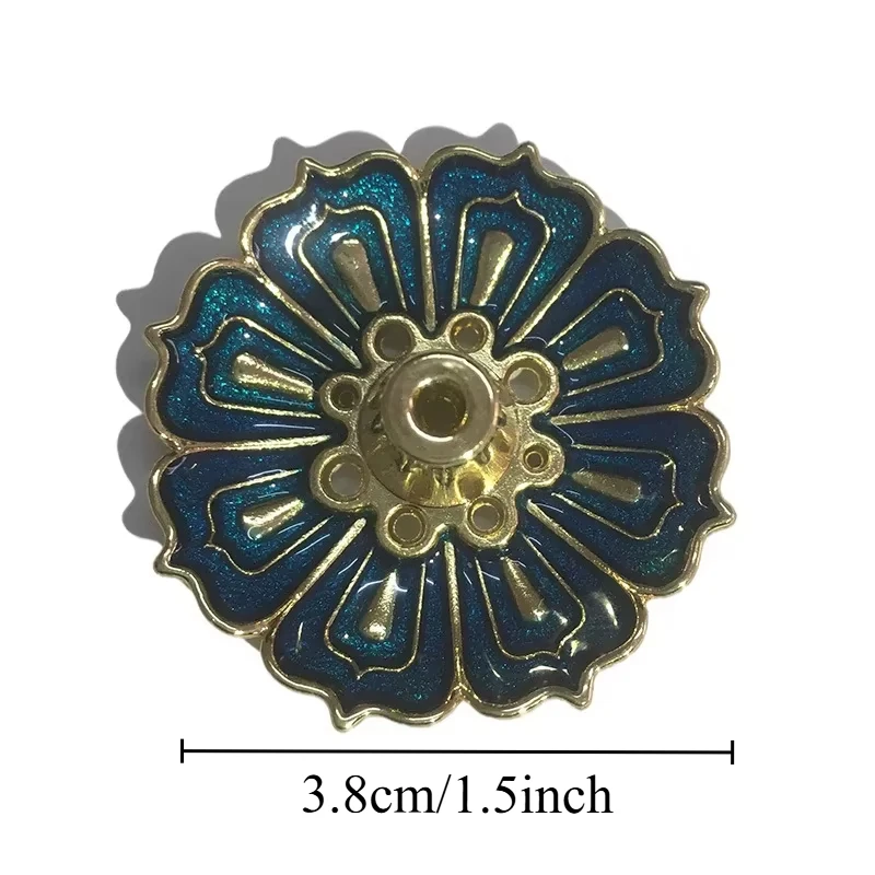 Metal Zen Lotus Buddha Incense Burner Incense Diffuser Incense Stick Holder Censer Buddhist Aromatherapy Use In Office Teahouse - Imagen 7