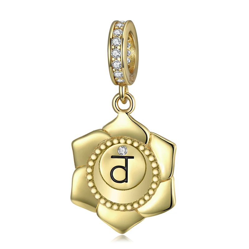 Piezas de los 7 Chakras de plata de pulsera - Imagen 13