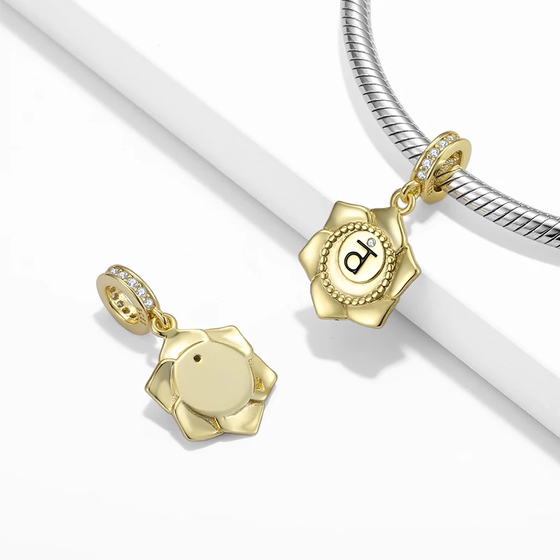 Piezas de los 7 Chakras de plata de pulsera - Imagen 3